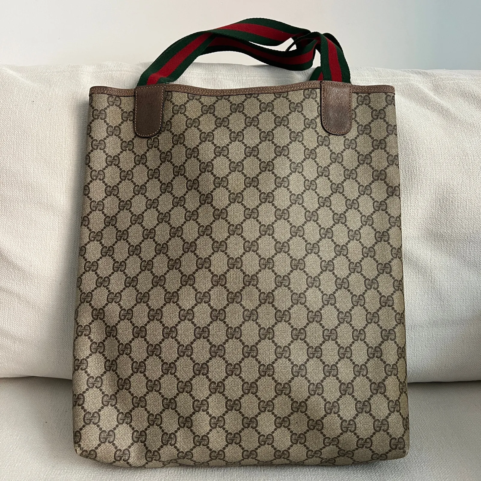 Gucci GG Plus Monogram Sherry Line Tote Bag - Image 3