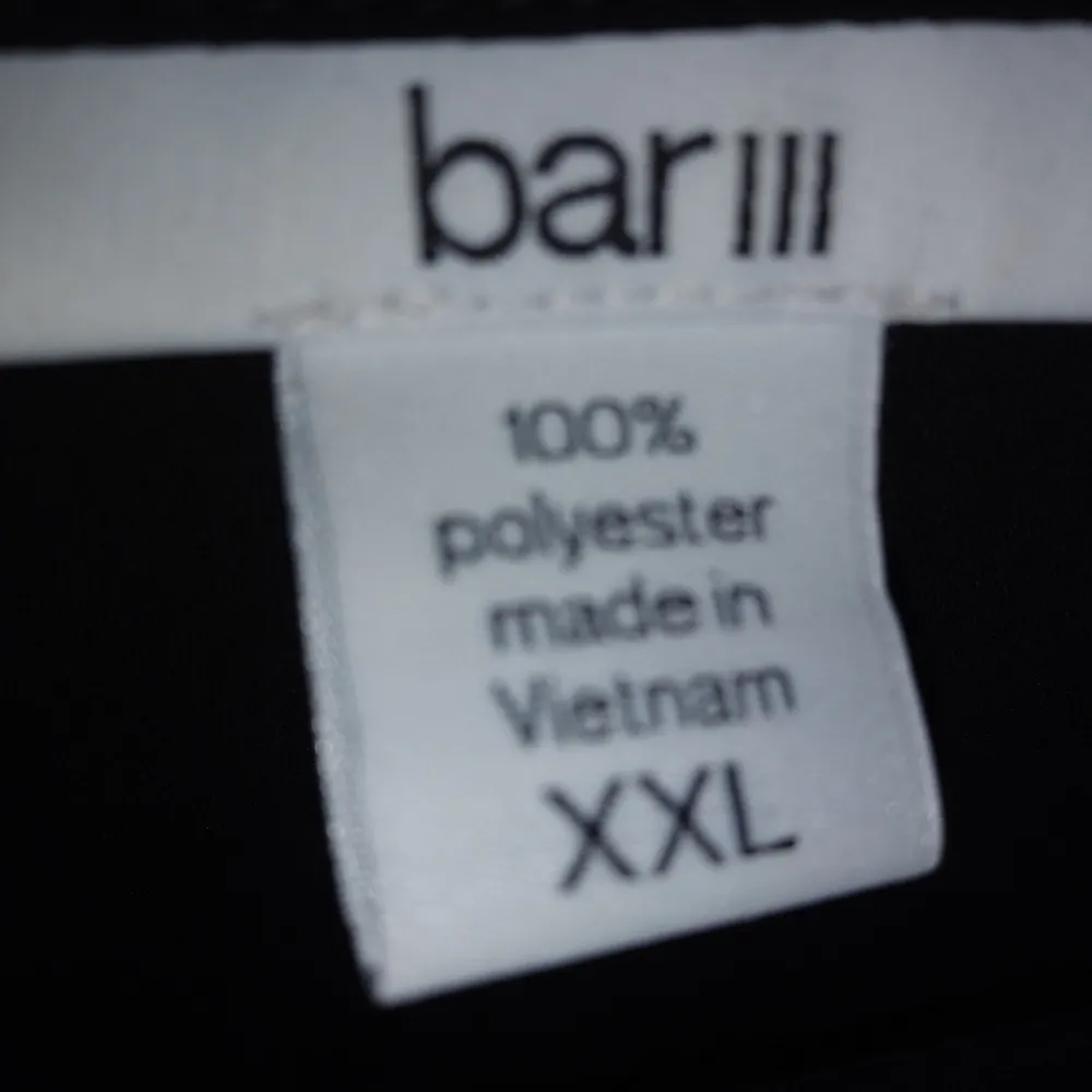 Bar III Black Glasgow Slant Layer Top XXL Plus - Image 4