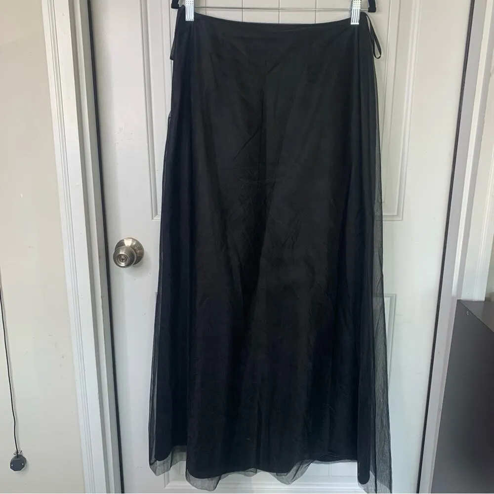 Watters & Watters box H two piece black sleeveless top and maxi skirt‎ size 10 - Image 5