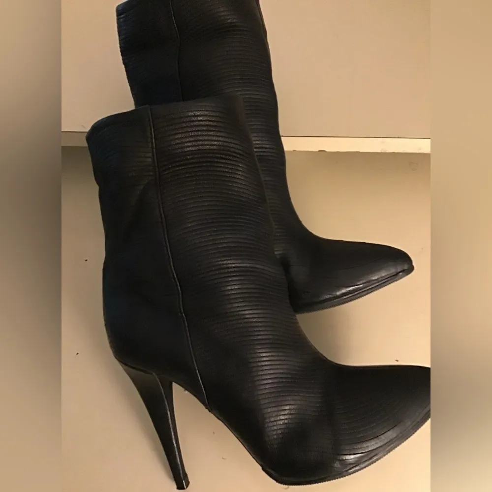 Loeffler Randal women black leather boots Us 6 Euro 36 - Image 7