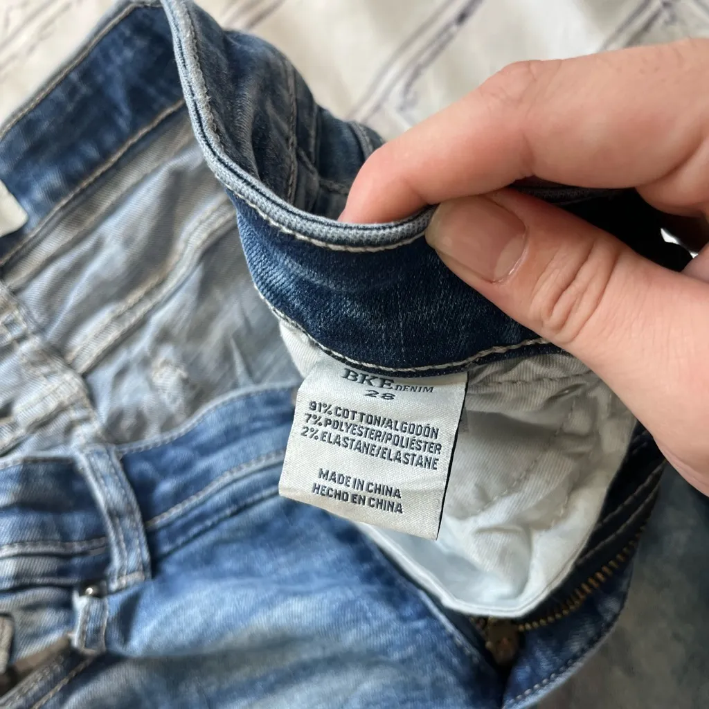 Y2K BKE Payton Mid-Rise Ankle Skinny Jeans Women’s 28x27 Medium Wash Denim - Image 15