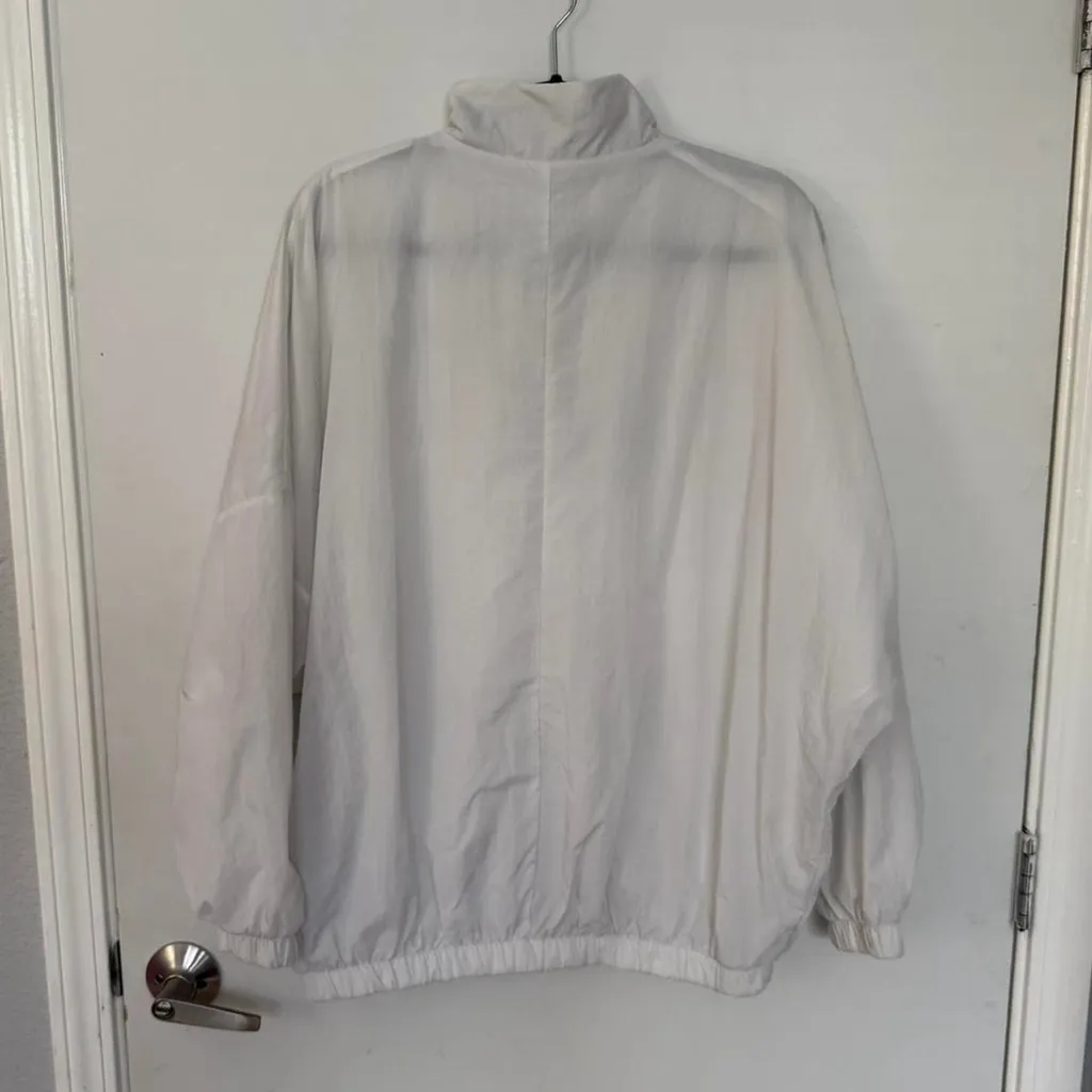 Nike Barry’s White & Black Sportswear Essential Zip Up Jacket - Size M - Image 3