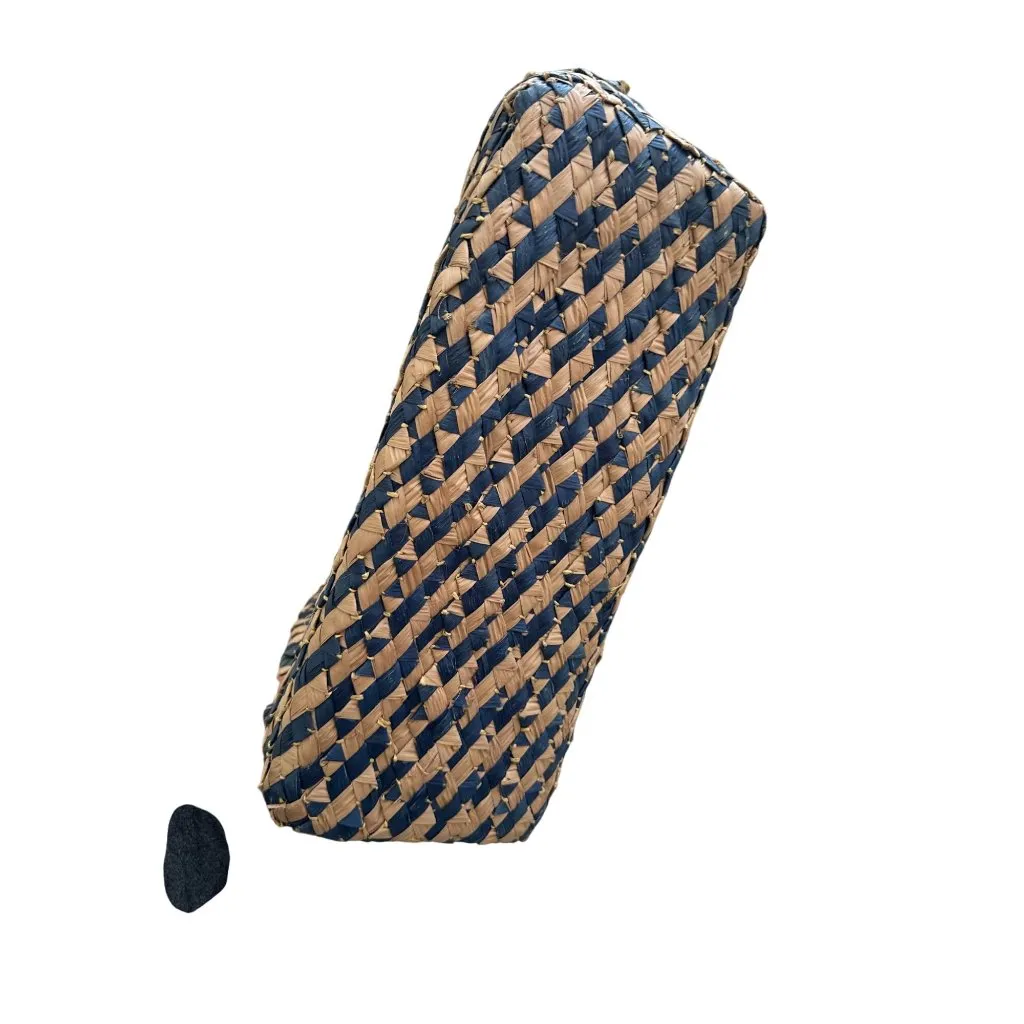 NANNACAY Multicolor Large Straw Woven Straw Tote Bag Pink - Image 6