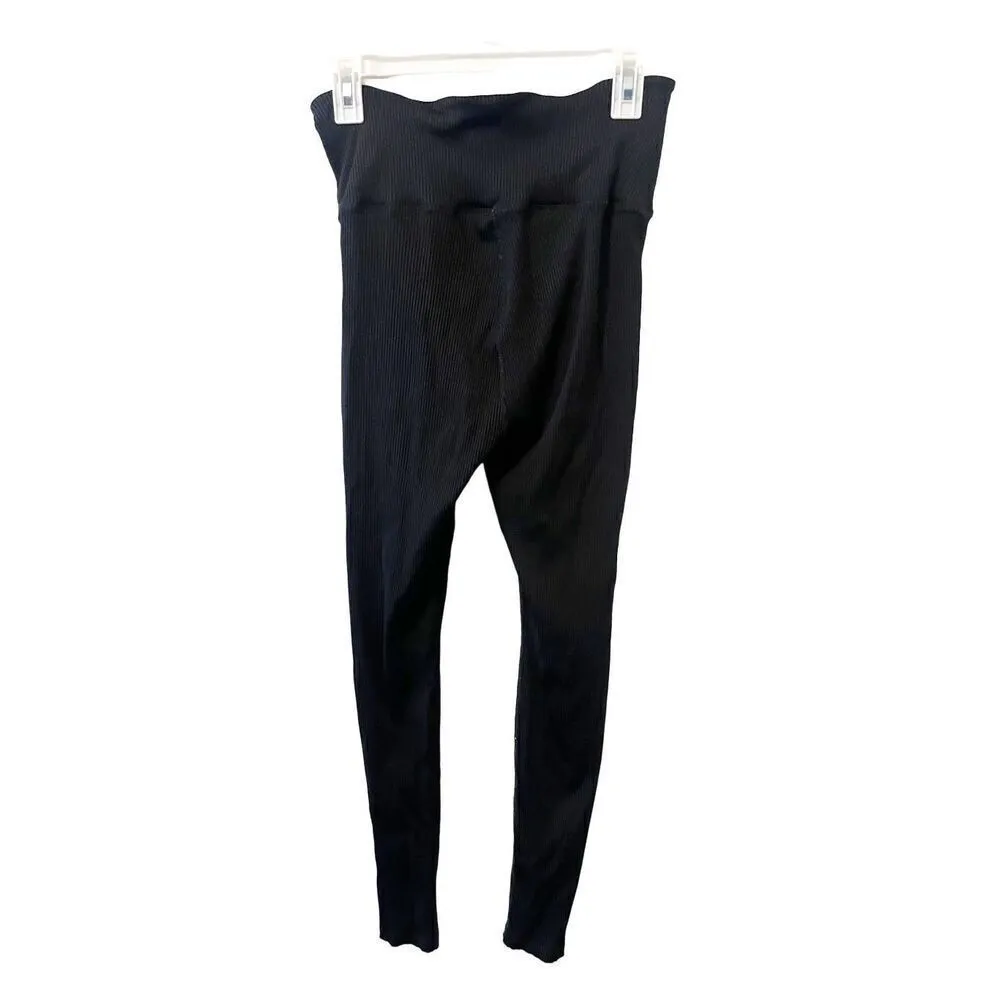 Year Of Ours Black Veronica Ribbed‎ Athletic Leggings Size XXL - Image 2