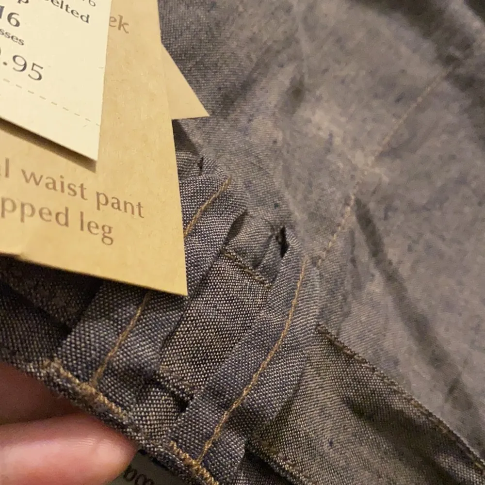 Coldwater Creek 16 misses linen cotton belted crop - Image 5