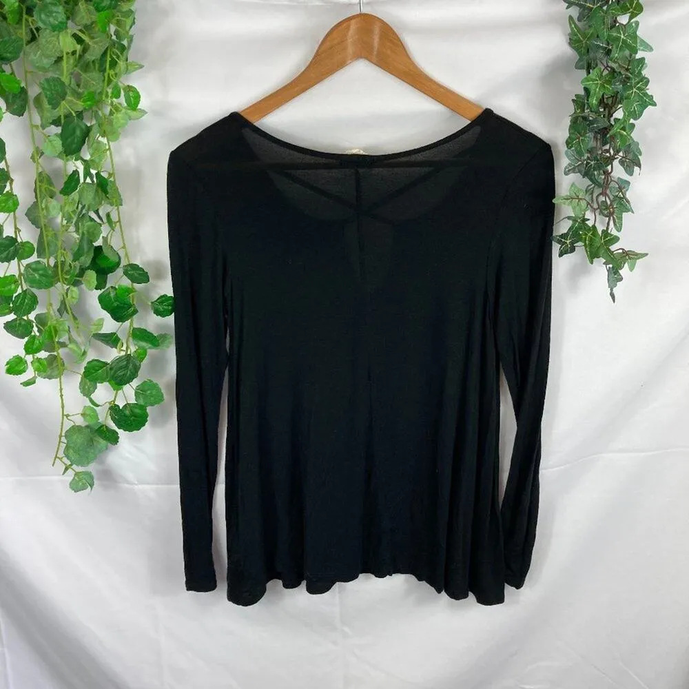 Caution to the Wind urban outfitters Strappy Long Sleeve Top S - Image 3