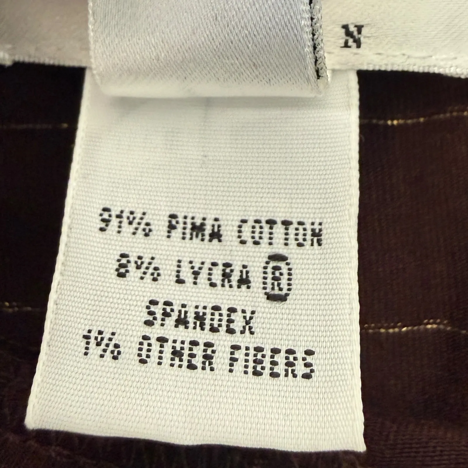 VTG Talbots Top Women's 3X Brown Gold Stripes Long Sleeve Tee Turtleneck Vintage - Image 7