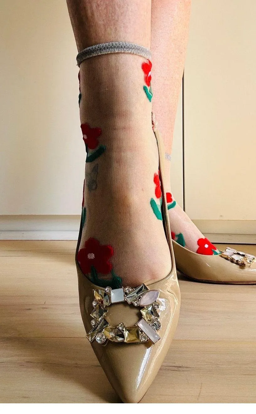 Donald Pliner Patent leather Jeweled Heels SZ 9 Point Toe Special Occasion Nude - Image 11