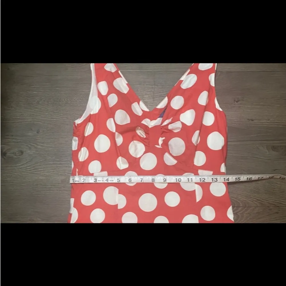 Boden red polka dot dress in a size 8r. - Image 3