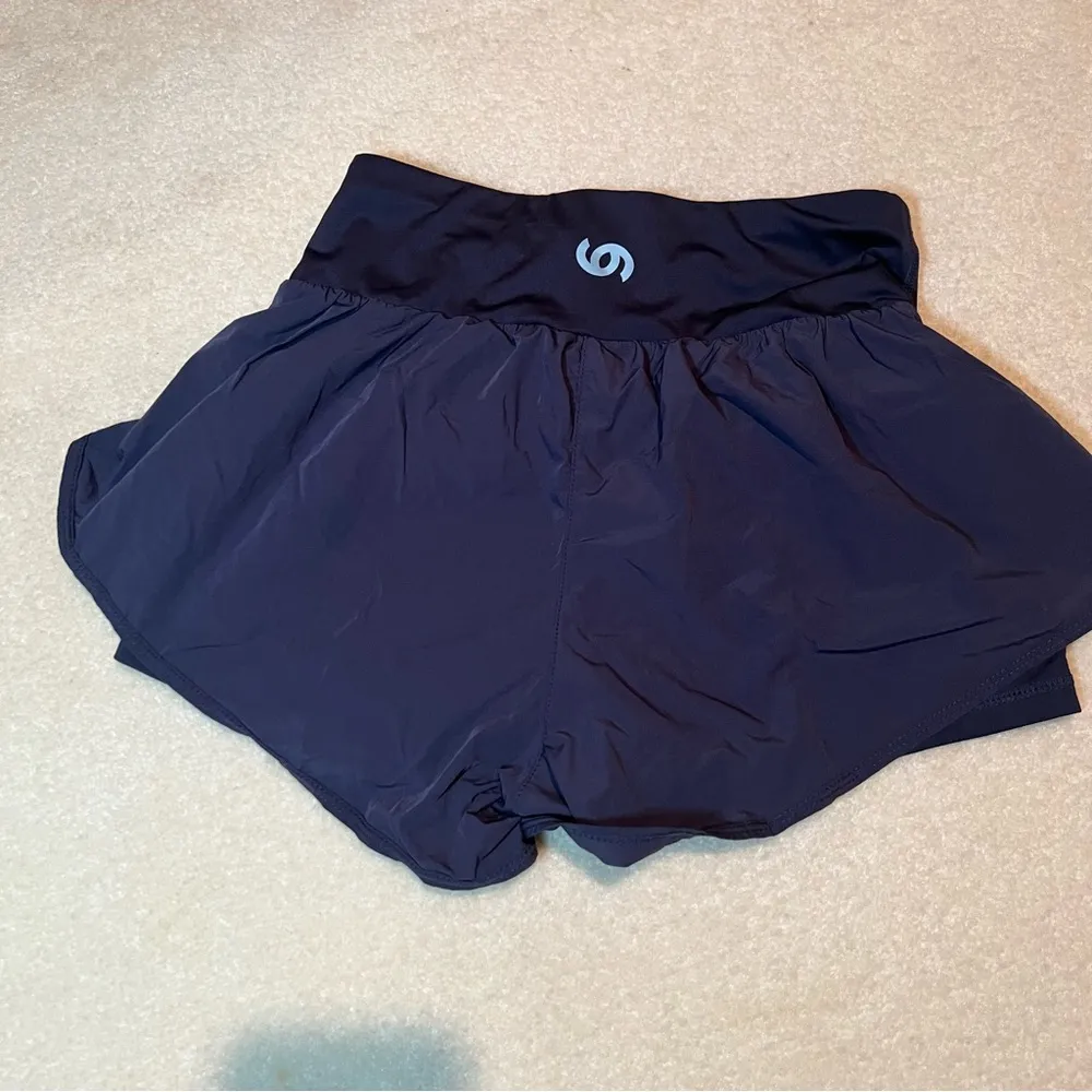 Cadmus 2 in 1 Shorts Navy Blue Small - Image 2