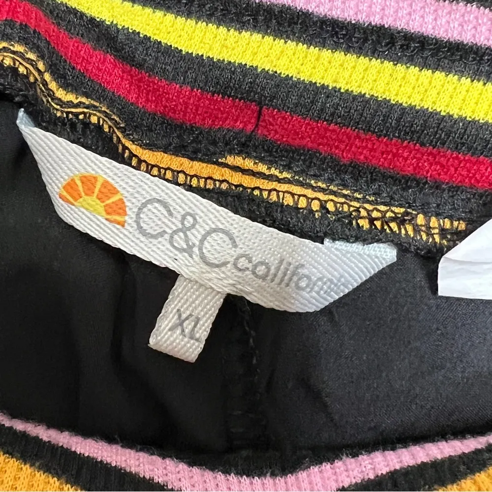 C&C California Wind Pant Stretch Joggers Black Size XL - Image 4