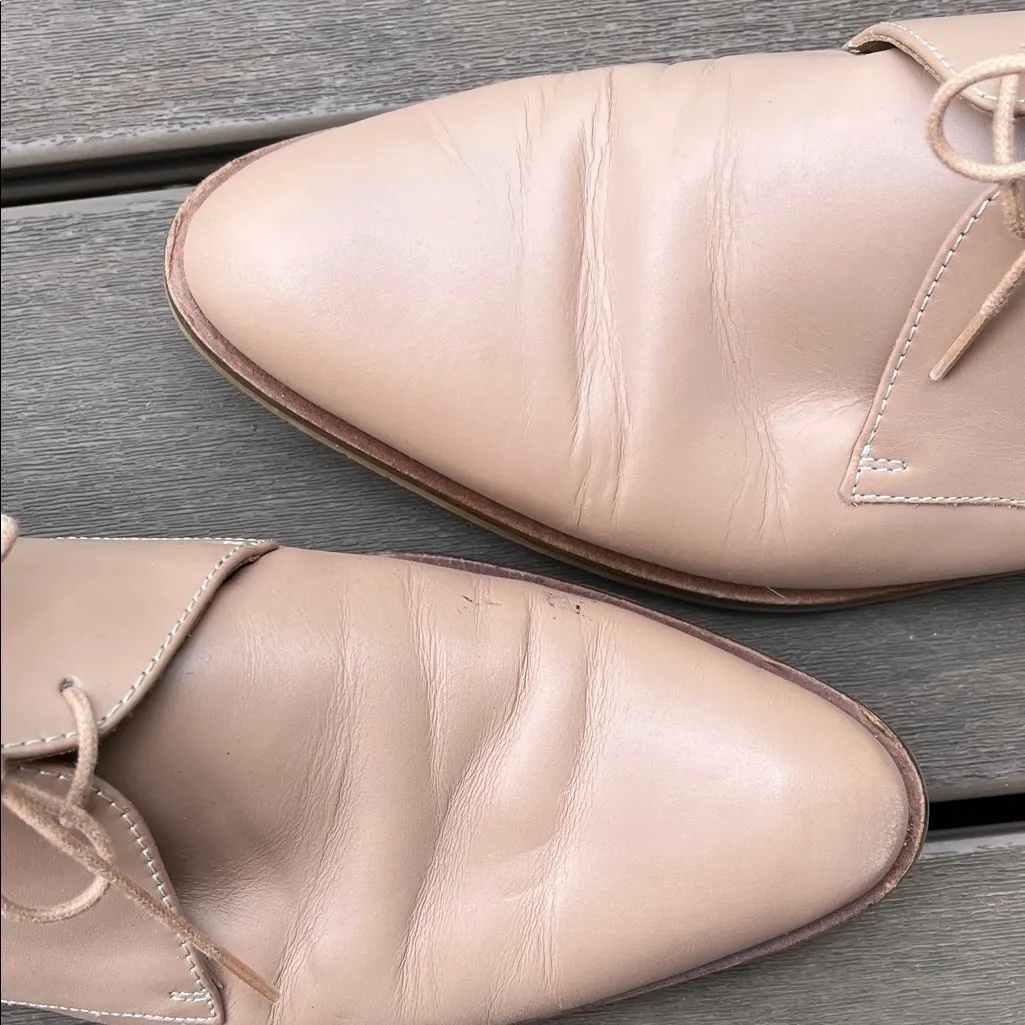 Everlane The Modern Oxford Blush Creme Leather Derby Shoes - Size 10.5 - Image 12