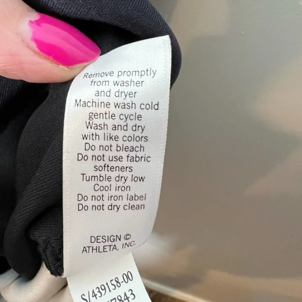 Athleta Fuse Dress Gray Black Scuba XL Yoga sleeveless breathable style 439158 - Image 10