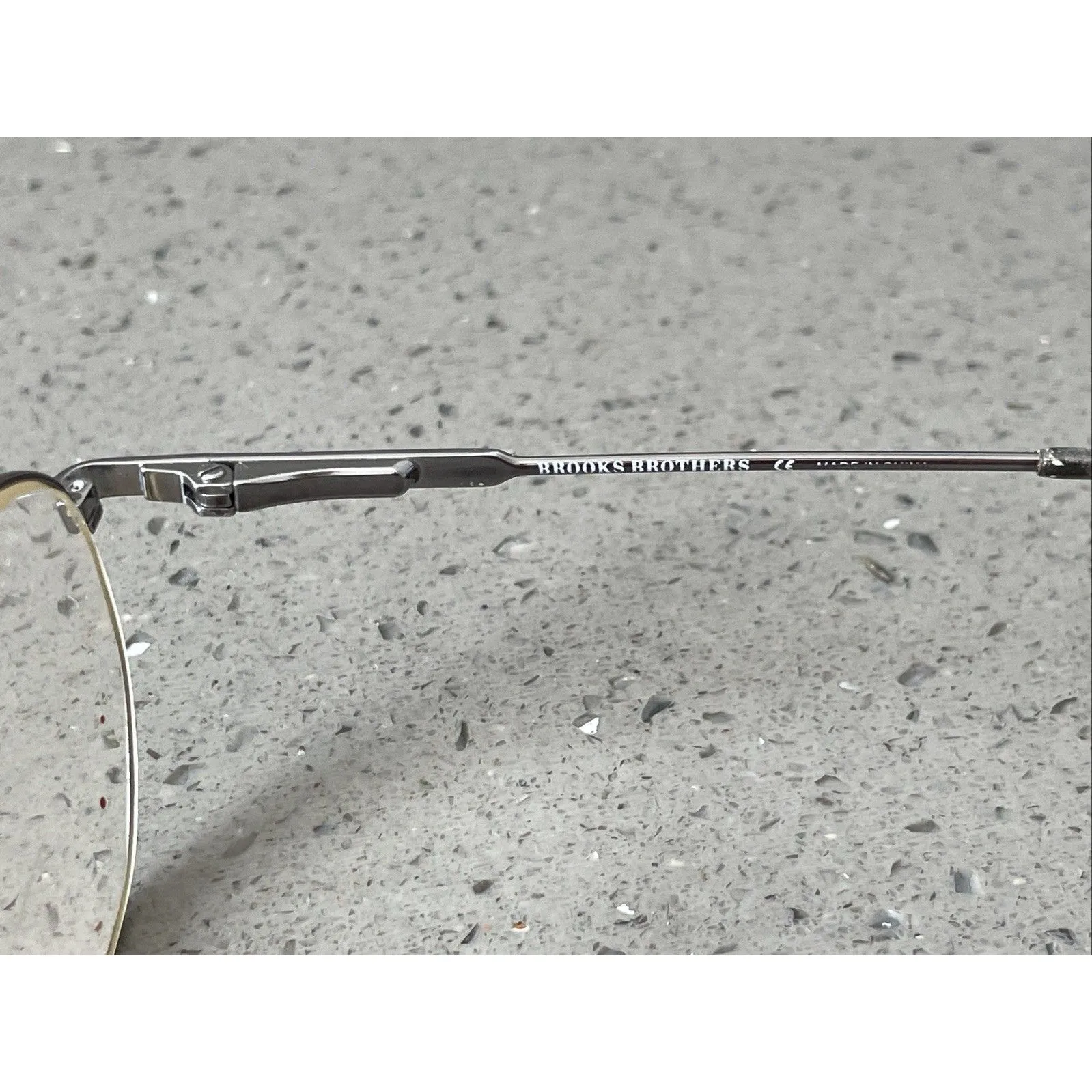 Brooks Brothers BB 189 1081 Silver Eyeglasses Frames ONLY 50-19 135 Italy Unisex - Image 7