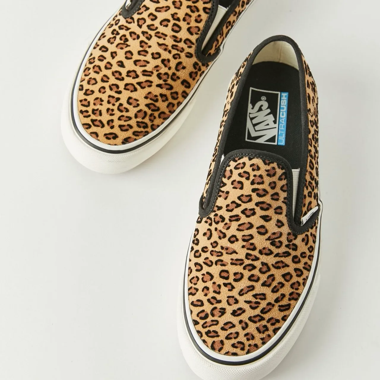Mini Leopard Slip-On SF Sneaker Women’s Size 6 Black Brown White - Image 2