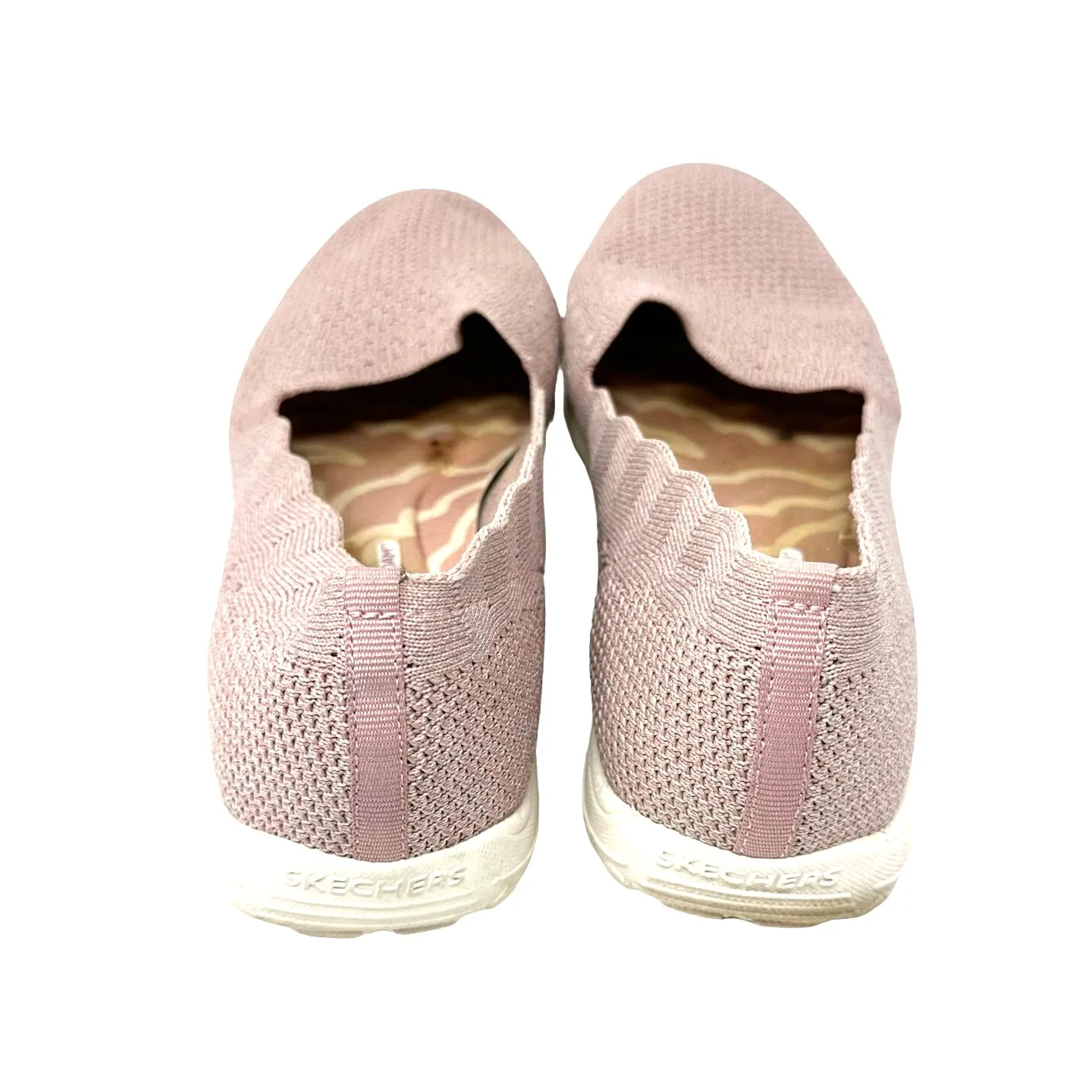 Skechers Size 9 Flats Pink‎ Relaxed Fit Comfort Memory Foam Air Cooled Slip On - Image 4