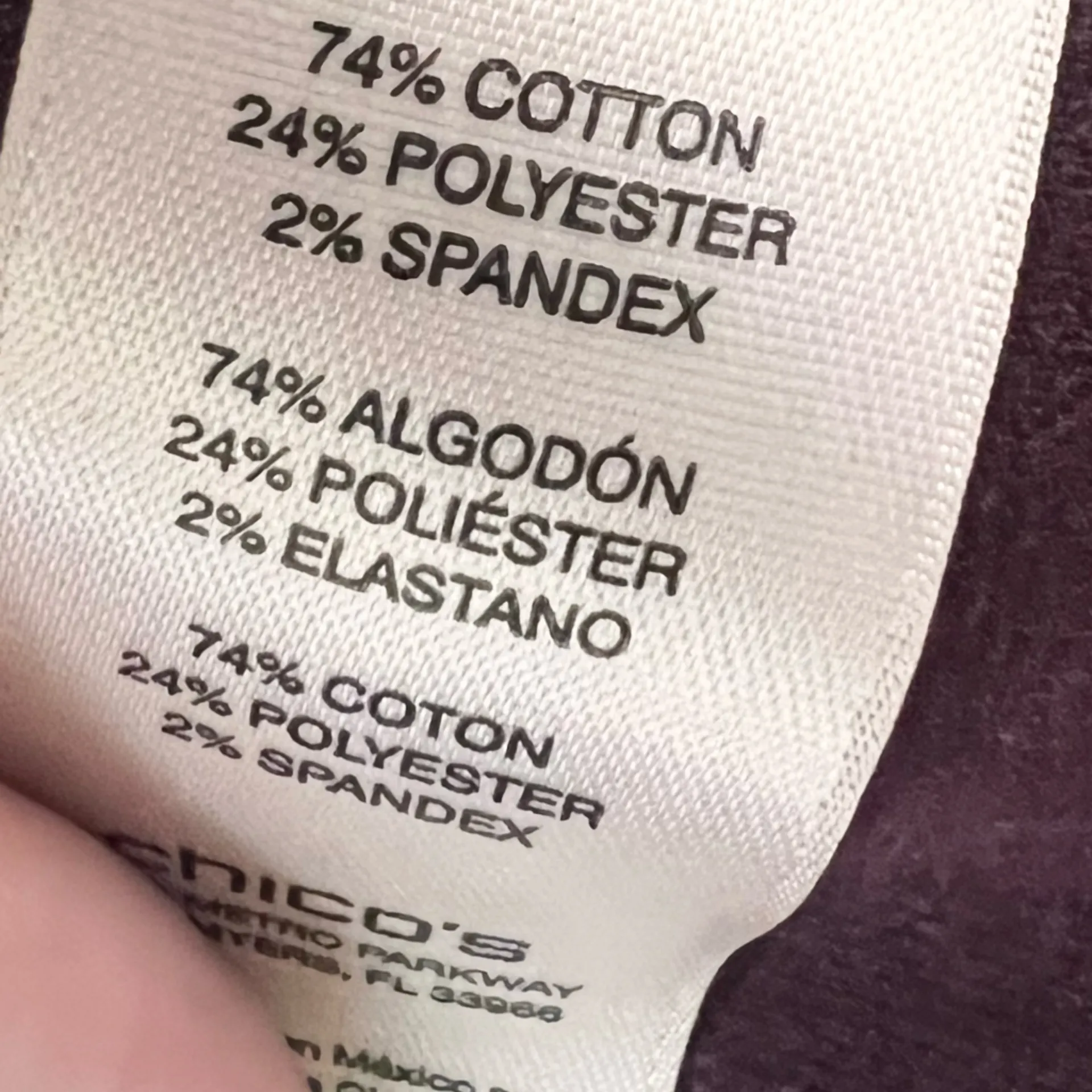 Chico's Deep Purple Velvet Blazer Jacket with Gold Buttons Size 12 Large - Image 7