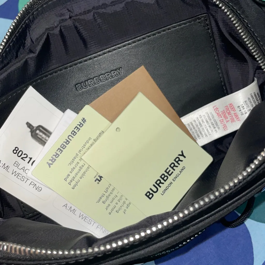 Burberry Logo Bum Bag Printed Nylon - Image 15