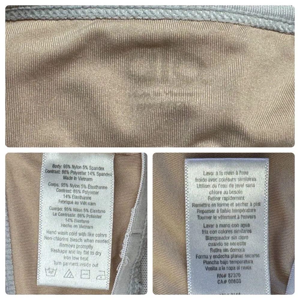 ALO Yoga Aria Lace Overlay Bra Laser Cut Adjustable Cross Back Crop Top Size XS - Image 9