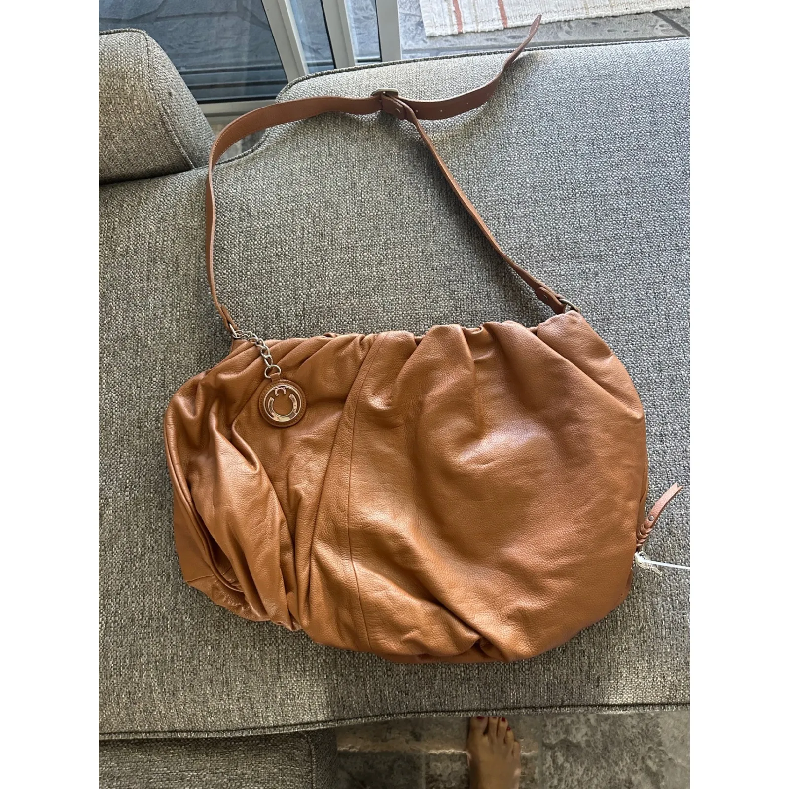 Concealed Carry Woolstenhulme Designer Bags Brown Leather Hobo Shoulder Bag NWOT - Image 4