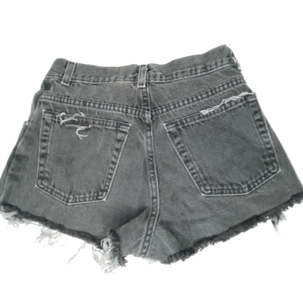 Vintage Backroad Blues Denim cut off jean shorts Black Size undefined - Image 6
