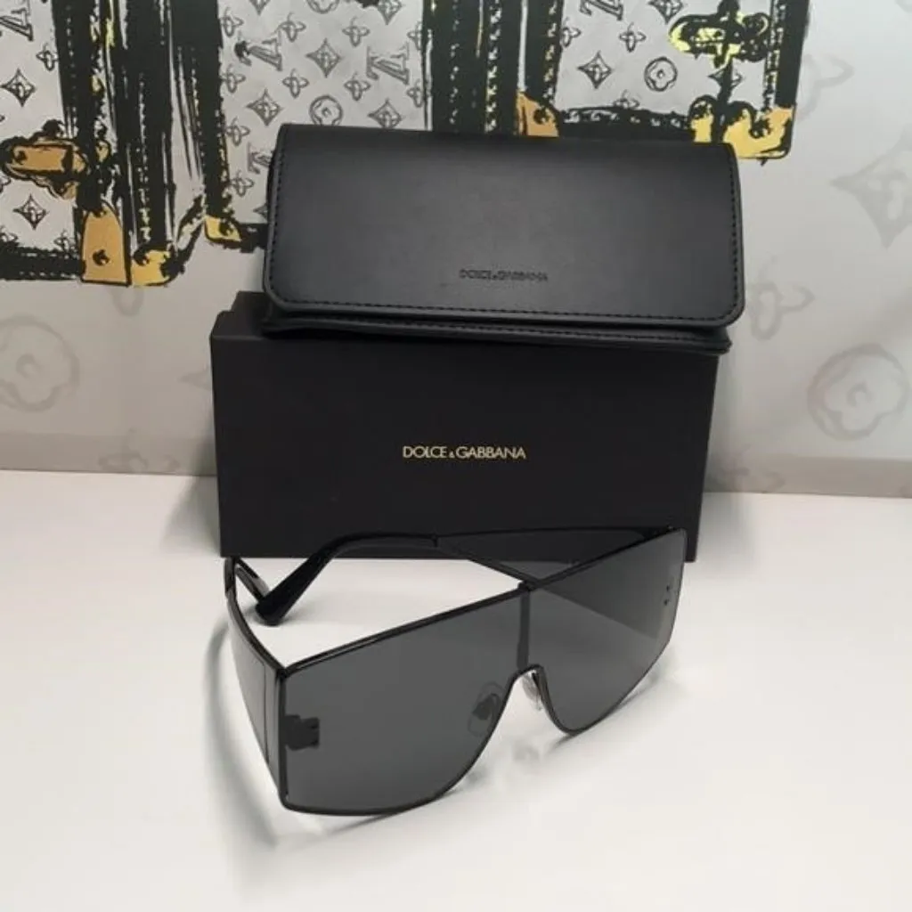 New Authentic Dolce & Gabbana DG2305 Shield Sunglasses - Image 2