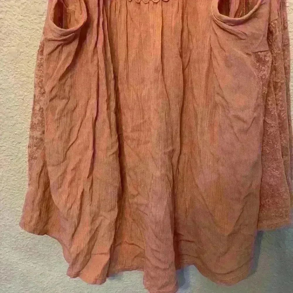 Clover + Scout lace tank sz M flowly boho festival concert country western girly - Image 3