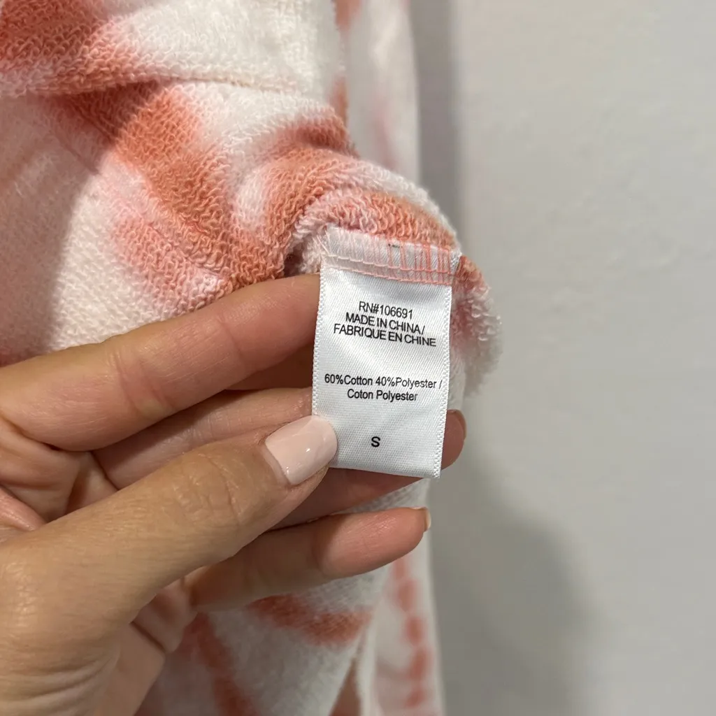 Young Fabulous & Broke oversized Orange and White Tie-Dye Hoodie - Image 8