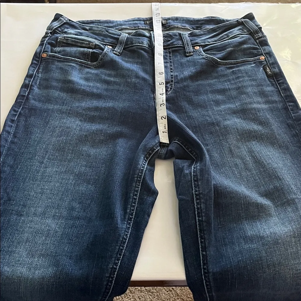 Silver Jeans Suki Capri High Rise Size 34 - Image 6