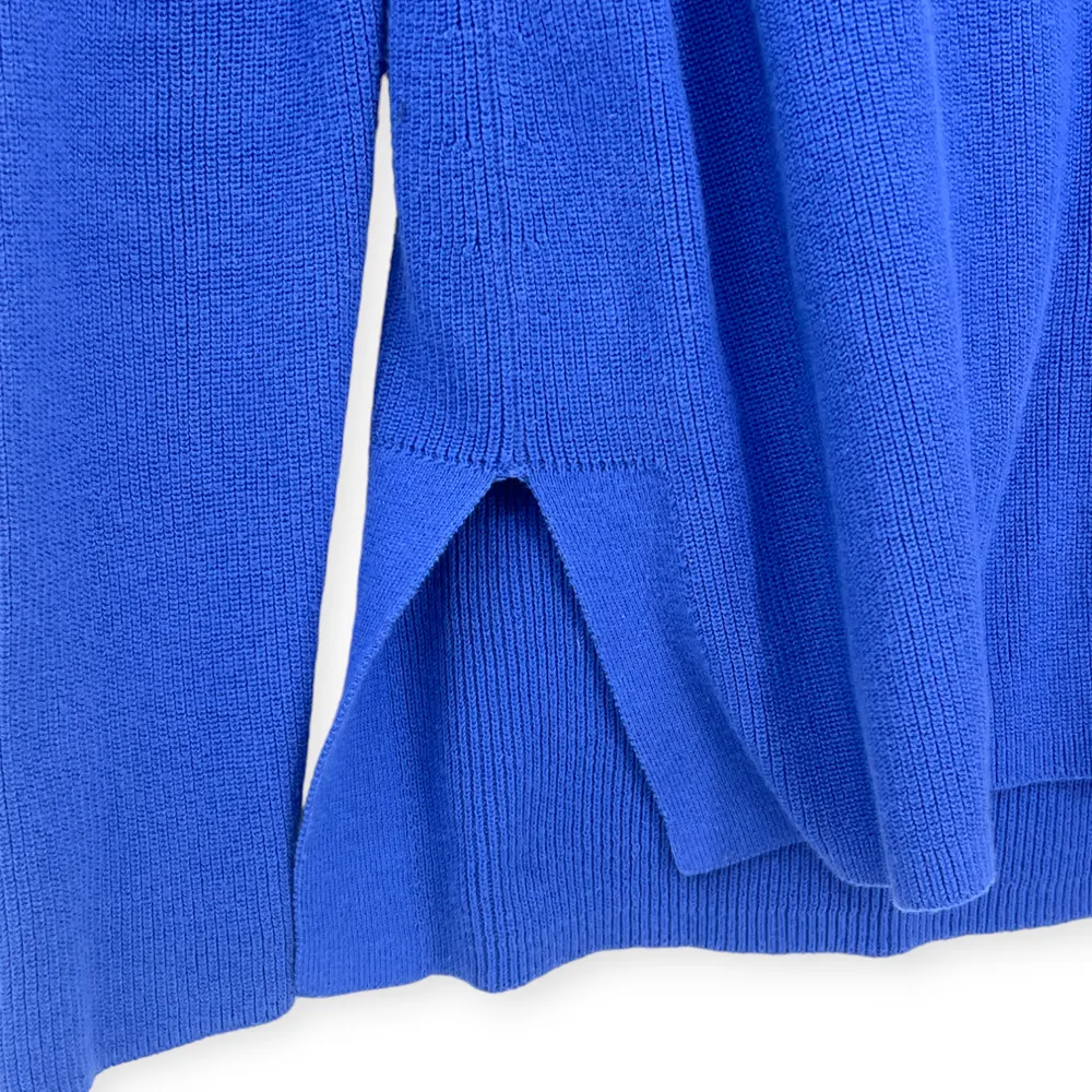 Talbots | XS | V-Neck Ribbon Trimmed Ribbed Knit Easy Chic Cardigan Sweater - Image 5