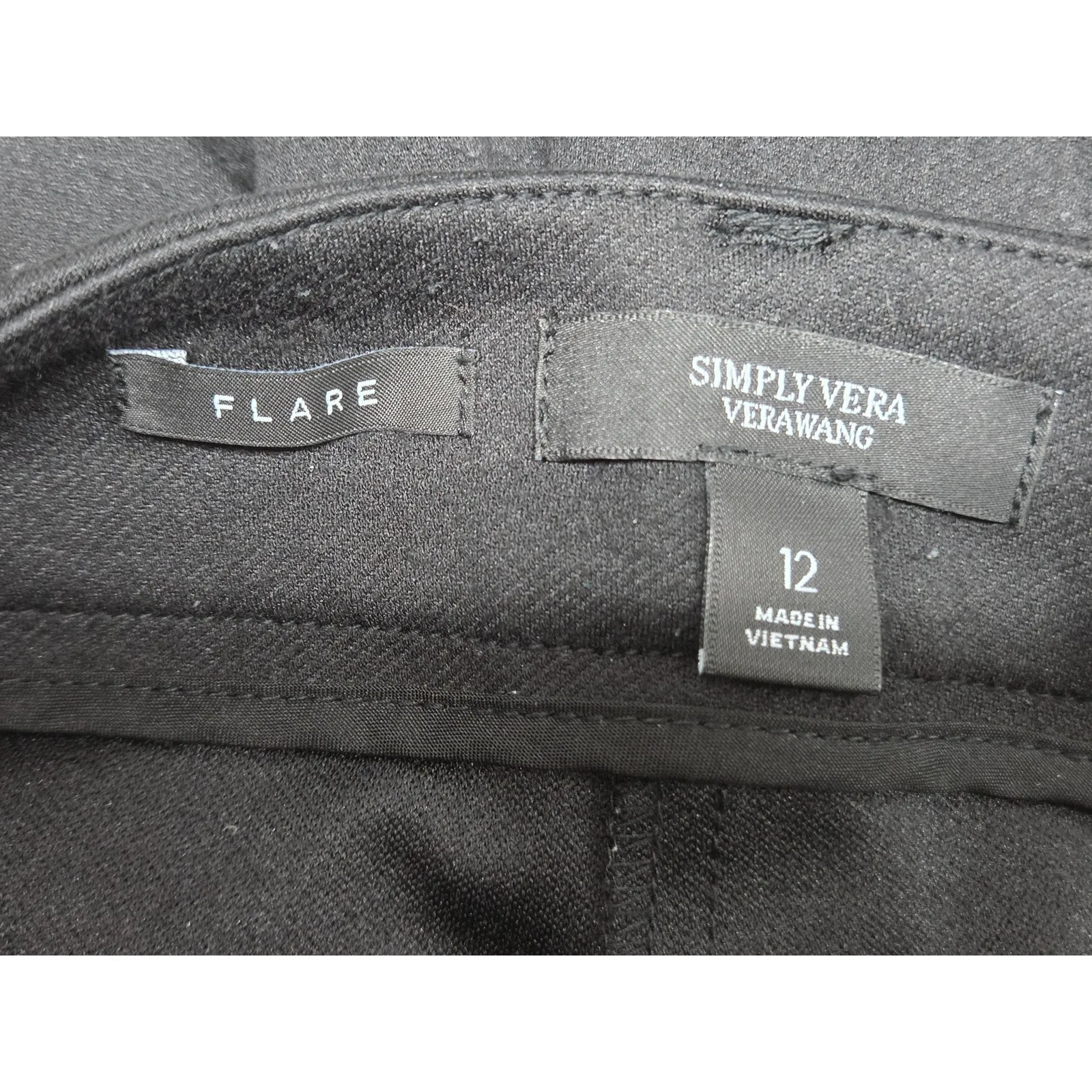 Simply Vera Vera Wang Career Flare Pants Stretch 2 Pocket 12 - Image 4