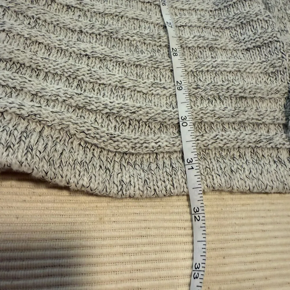Gray Open Front Cardigan with Shawl Collar - Image 7