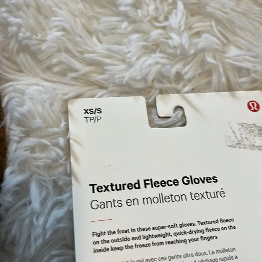 textured fleece bucket hat & gloves set size XS/S S/M Allspice NWT - Image 7