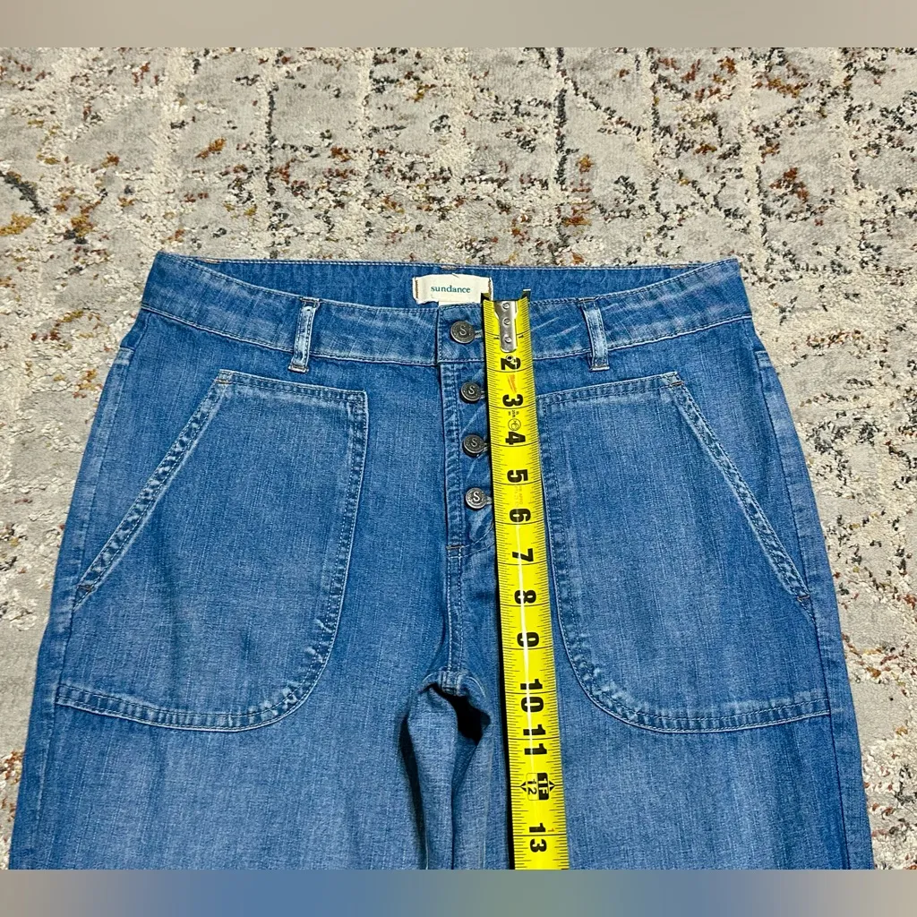 Sundance Jolienne Lightweight Denim
Cargo Jogger Jeans button fly size 2 - Image 8