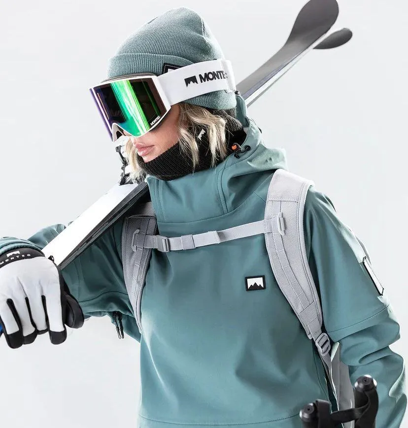 Montec Women’s Ski Jacket Blue - Image 5