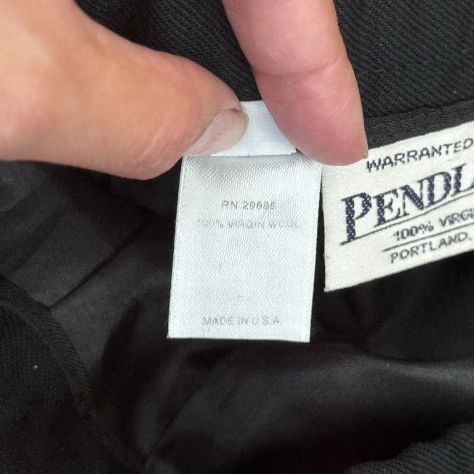 Pendleton 100% Virgin Wool Pencil Skirt 12 Made In USA Chic Office Career Lawyer - Image 4