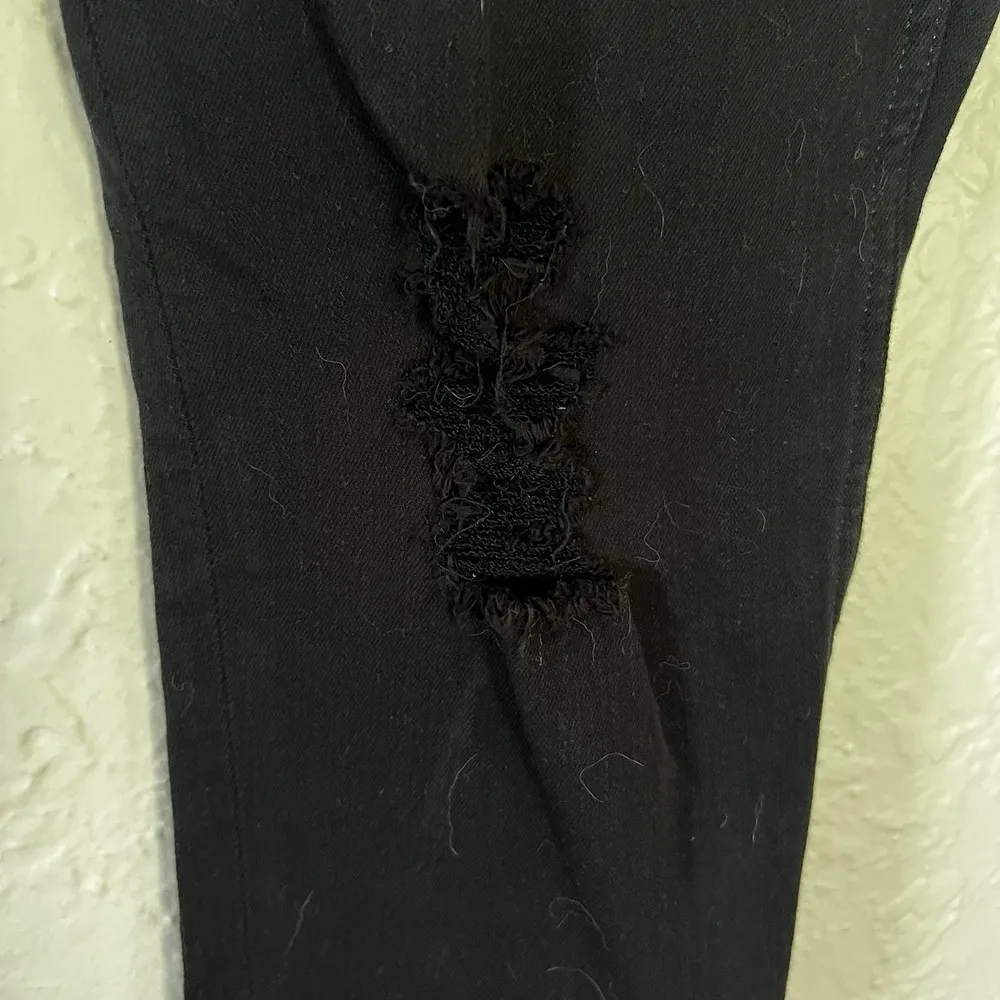 EXPRESS Women's Size 10R‎ Black Twill Extreme Stretch Low Rise Legging Jeans - Image 6