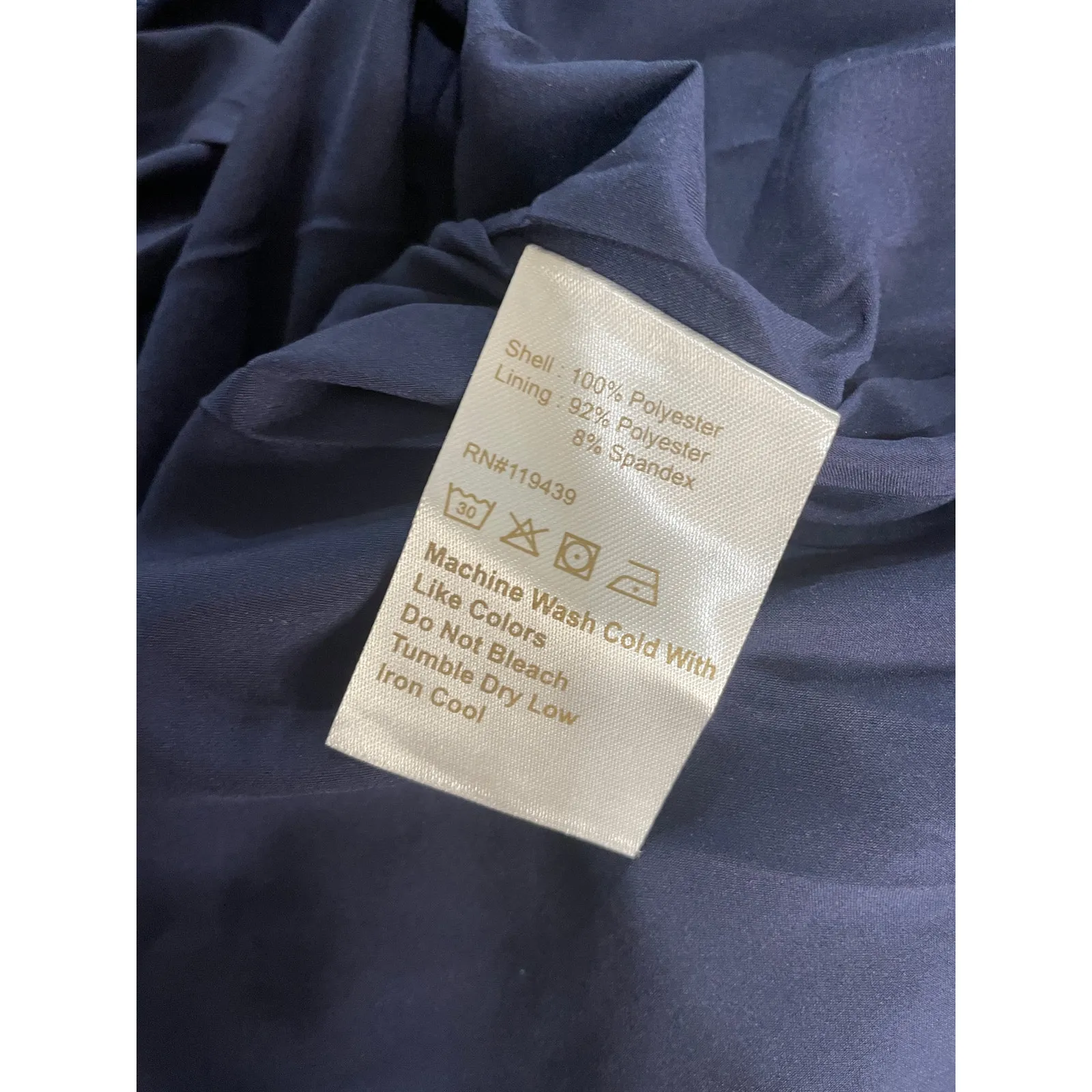 Flora Bea NYC Essen Shift Dress Night Gaze Navy XS NWT Elegant Brocade Design Blue - Image 11