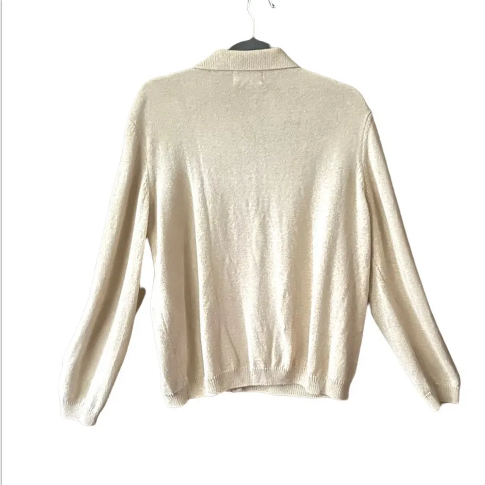 Vintage Alfred Dunner embroidered fall leaf cardigan - Image 2