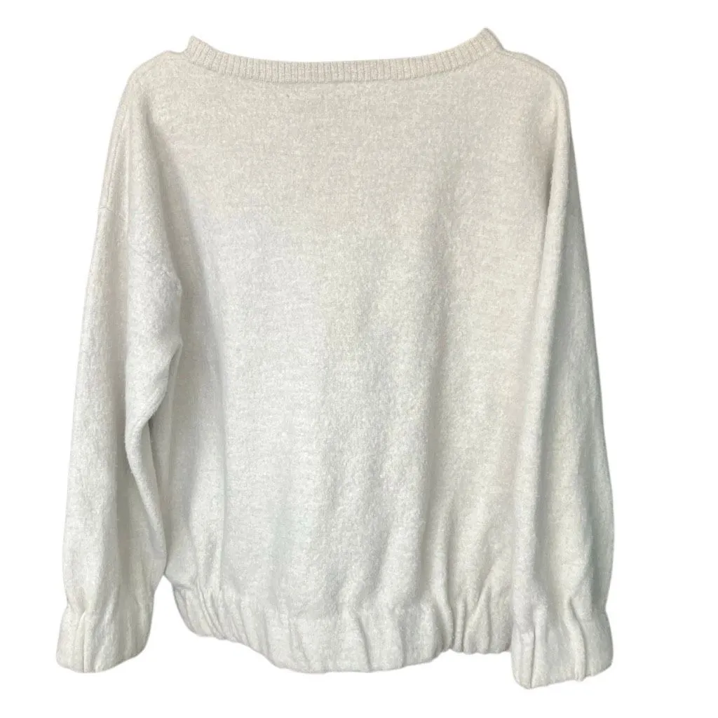J. Crew Oversized Dolman Sleeve 100% Merino Wool Scoop Neck Sweater S #762 - Image 6