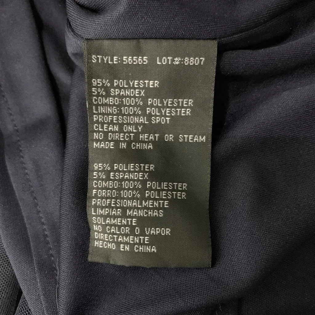 Blondie Nites Prom Dress Womens 7 Navy Sleeveless Flare Formal Evening - Image 8