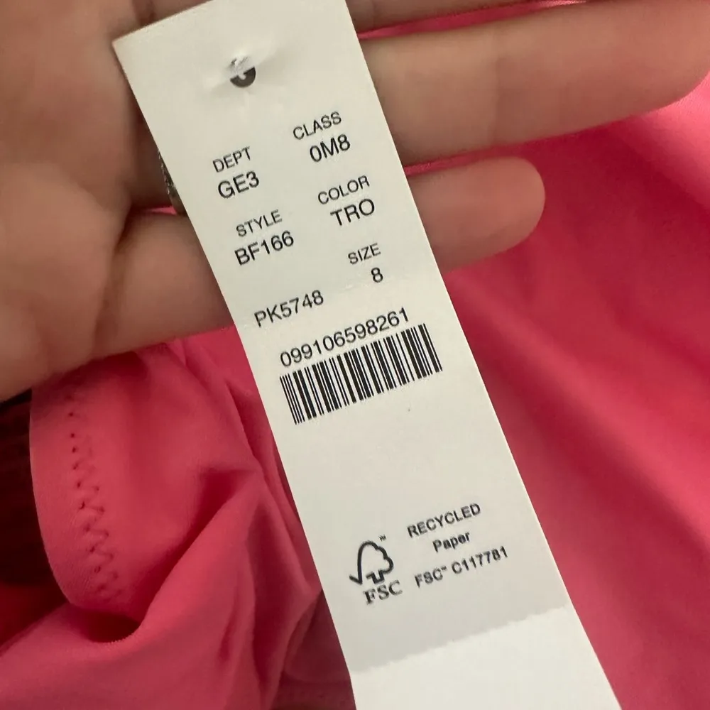 NWT J. CREW Cutout tie-back one piece Coral Womens Swimsuit Size 8 - Image 6