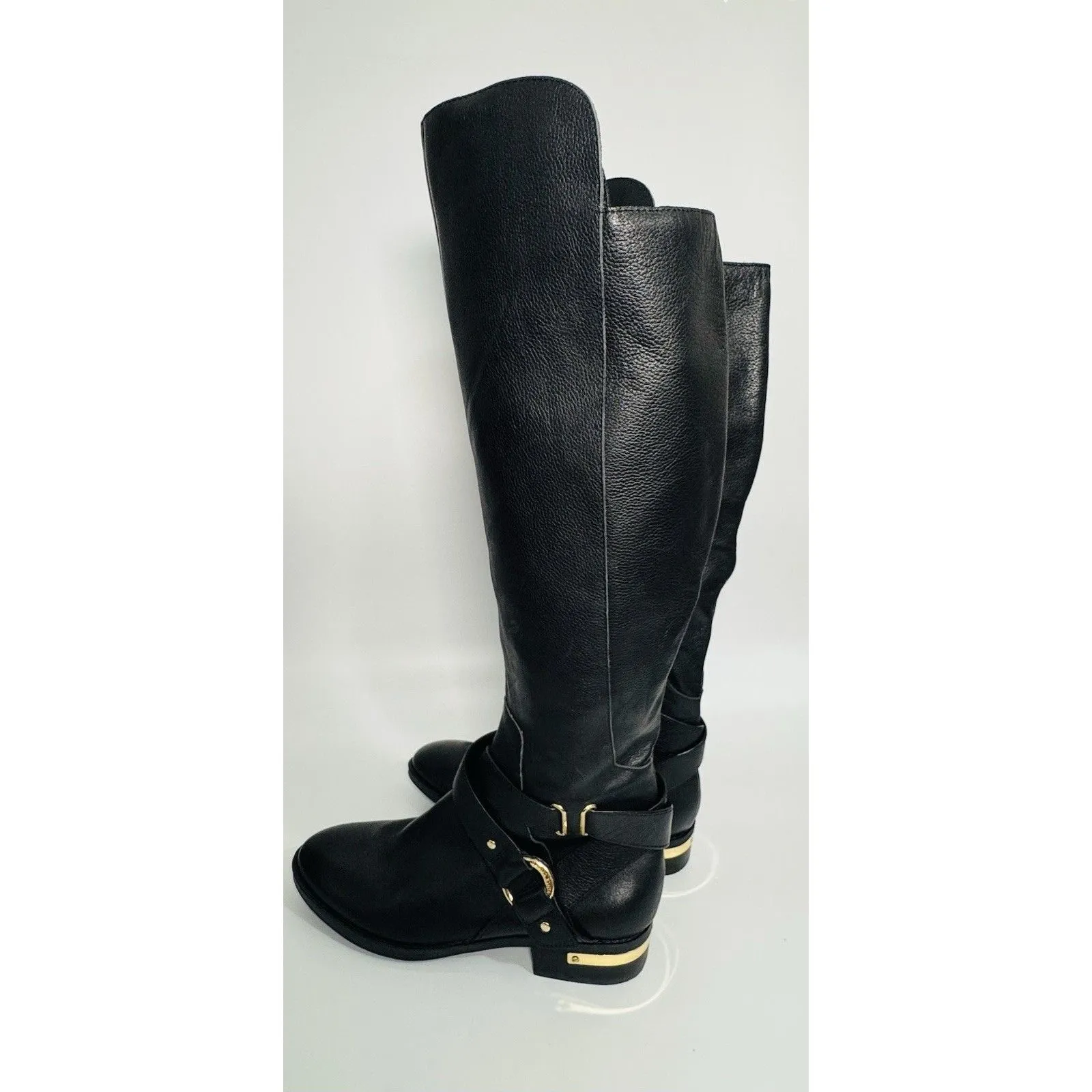 Vince Camuto Womens Preshent Over-The-Knee Riding Boots Size 6.5 Leather  NWOB - Image 2