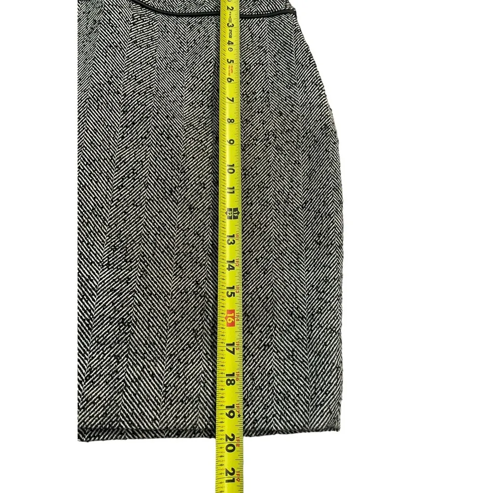 White House Black Market Black Side Zip Pencil Skirt Women Size 4 | 20-10 - Image 5