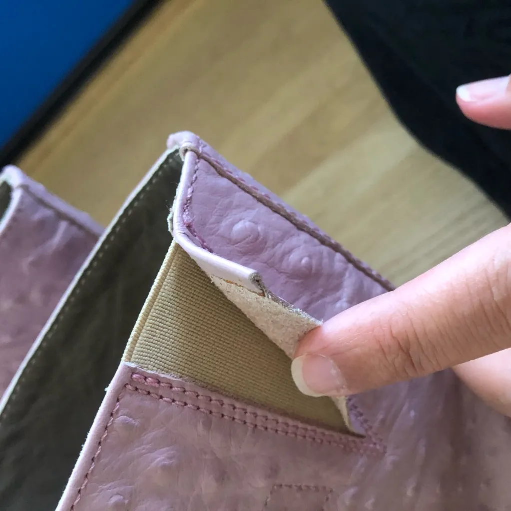 Versace collection women’s boots Moto boot pink embossed size 36 - Image 10