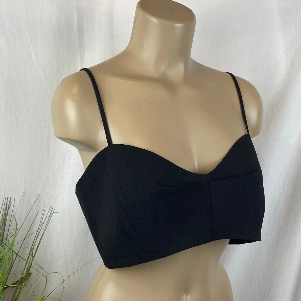 Alice McCall Black Sleeveless Spaghetti Strap Crop Top 8 - Image 2