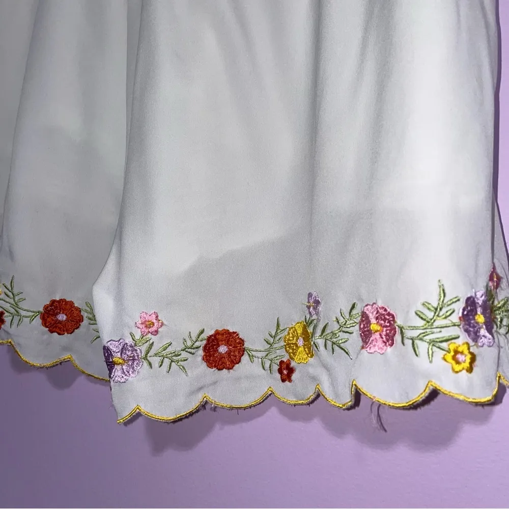 Romeo & Juliet Couture Shorts Womens Size L Floral Embroidery Coquette Soft Girl - Image 7