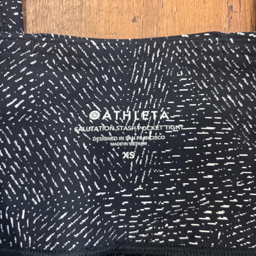 Athleta Salutation Stash Pocket Tight Womens XS Rainwater High Rise Yoga Legging - Image 3