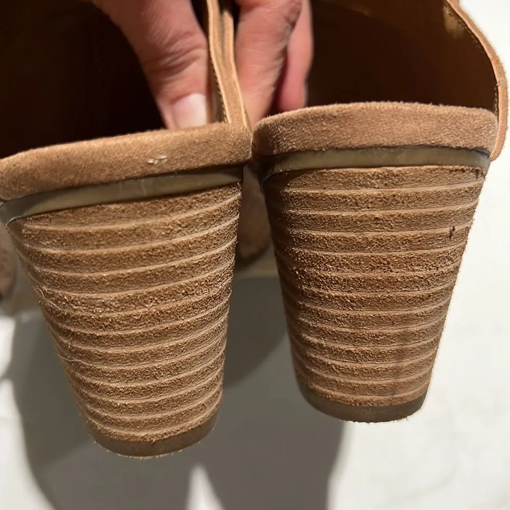 Report Clover Laser Cut Mule Size 9. B63 Tan - Image 7
