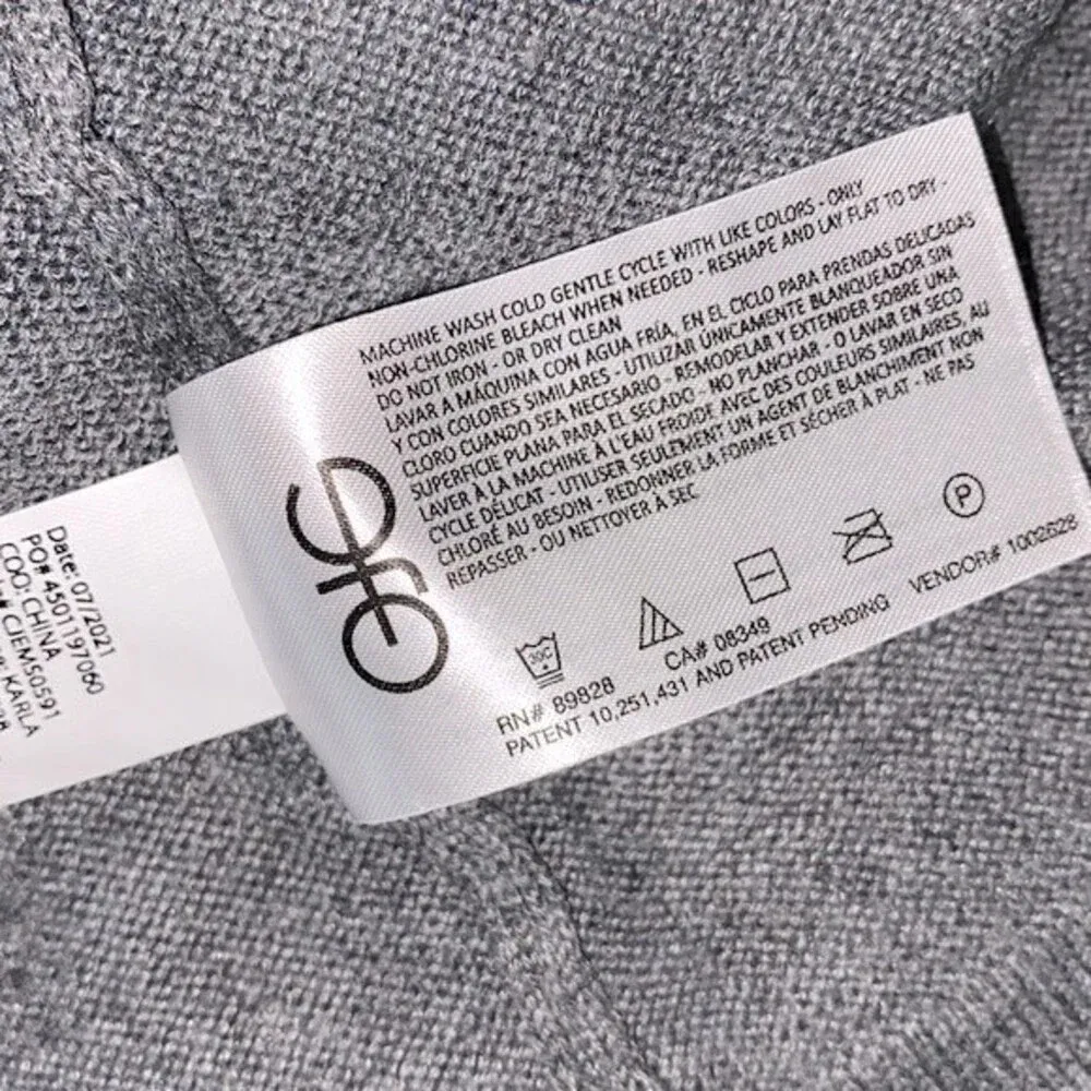 ELLA MOSS grey knit cardigan size medium - Image 6